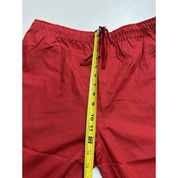 Expo V Neck women size small nurse medical uniform pants and top red - Picture 9 of 11